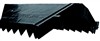 HPI Větrací pás hřebene pro šindel RM délka 122cm, šíře 29,5cm černý